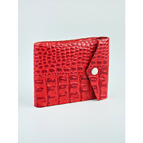 Портмоне , фактура глянцевая, красный