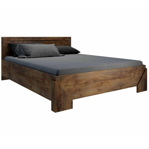 Двуспальная кровать Woodville Саманта 160х200 таксония шоколадная 11000₽