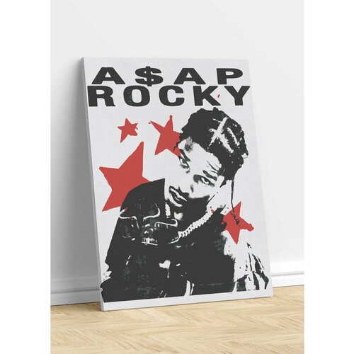 ASAP Rocky asap rocky portrait graphic aesthetics canvas bag unisex hip hop shoulder bag rapper asap rocky bag customized logo