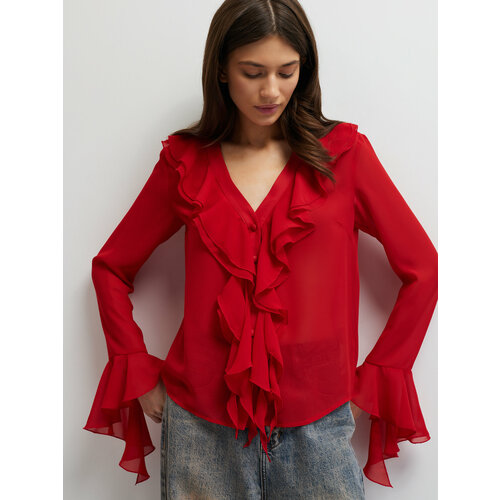 Блуза Vittoria Vicci, размер S, красный блуза vittoria vicci размер s черный