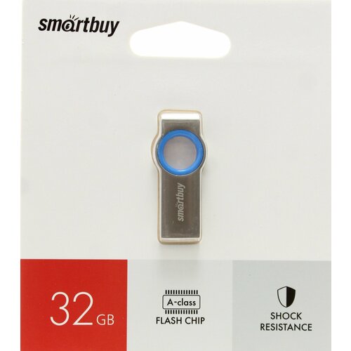 Флешка 32 ГБ USB Smartbuy MC2 Metal Blue