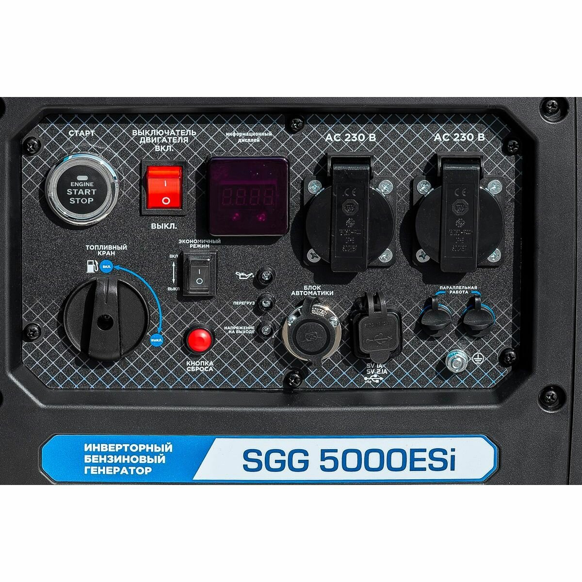 Бензогенератор инверторный TSS SGG 5000ESI - фотография № 8