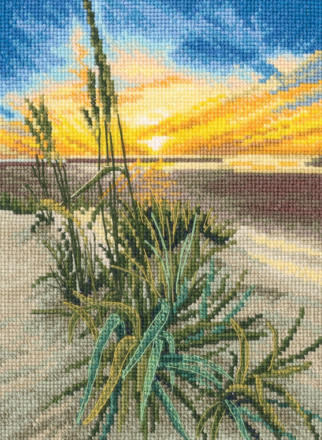 Набор для вышивания "Закат на море" (14 x 19 см.) / РТО, M1020
