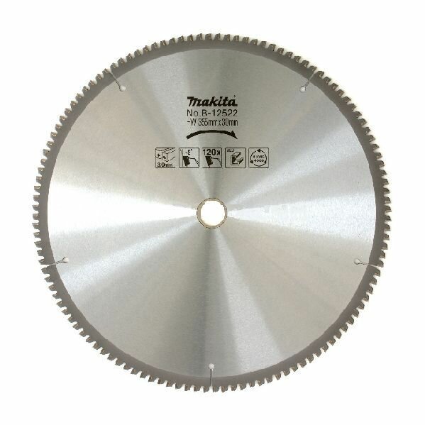 Пильный диск по алюминию (355х30 мм; 120Т) Makita B-12522
