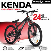 Горный велосипед Team Klasse B-9-C, черный, красный, 24"
