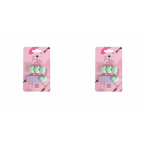 BEAUTELLA Заколка для волос KBH- 63, 2 шт, 2 уп