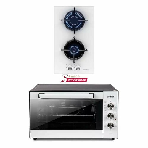Комплект техники Simfer мини-печь 35 литров и газовая варочная панель 30см 5 лет гарантии 7547600₽