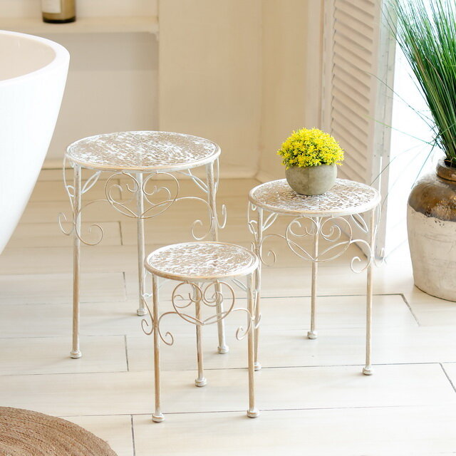 фото Boltze Комплект столиков для цветов Fredrica Ais, 3 шт 2013909