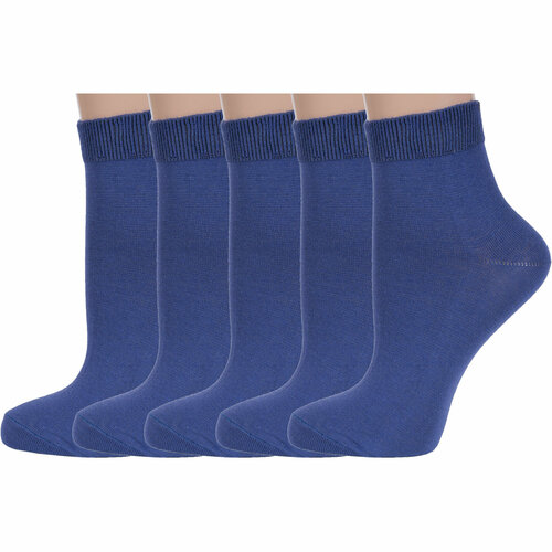 Носки RuSocks, 5 пар, размер 23-25, синий