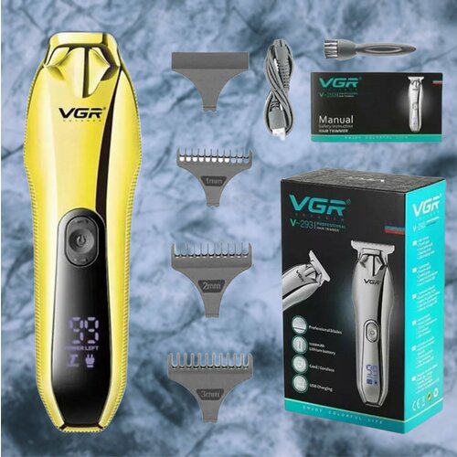 vgr v 109 триммер для волос бороды и тела с 15 насадками Триммер для стрижки волос, бороды и усов V-293