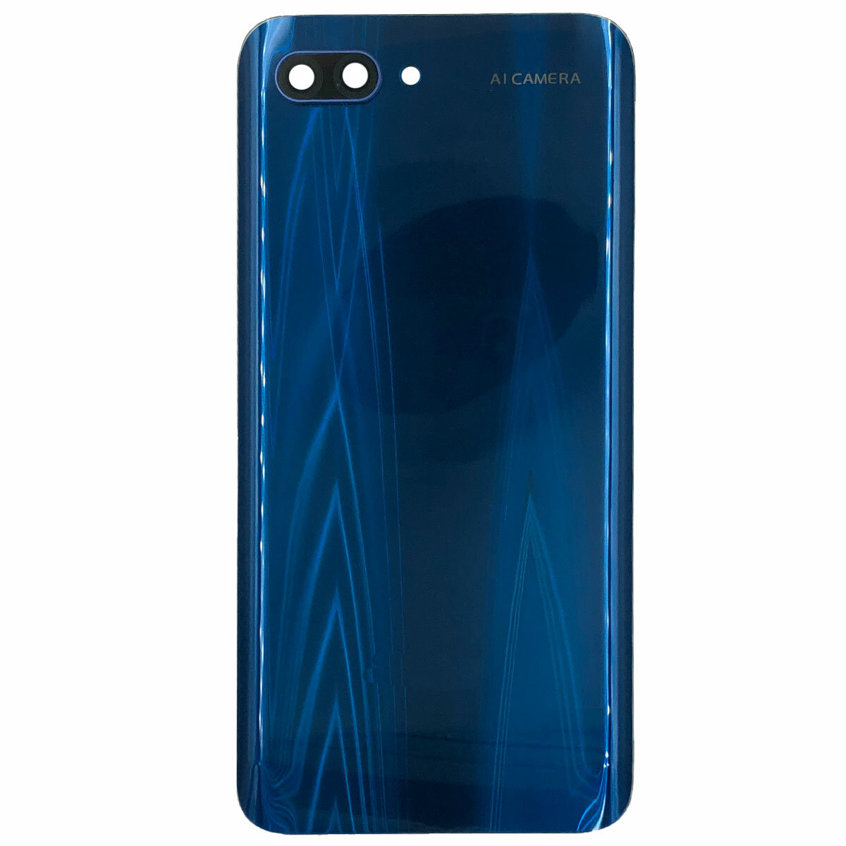 Задняя крышка для Huawei Honor 10 (синяя) (AAA)