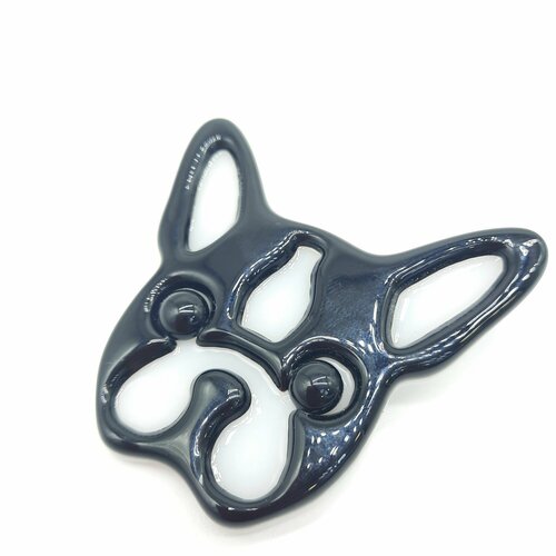 Брошь Enzo Benzo, стекло, черный