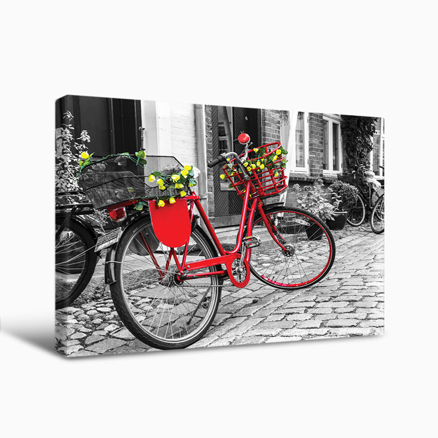 Картина на холсте Postermarket Велосипед в старом городе 40х50 см