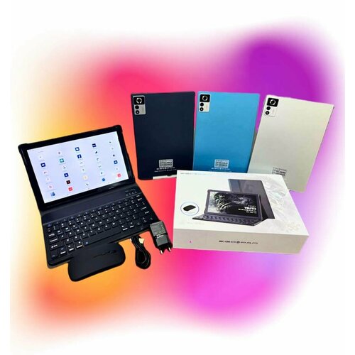 Планшет с клавиатурой EGOPAD ES10 4128 ГБ 8500 mAh Android 13 Серый 7800₽