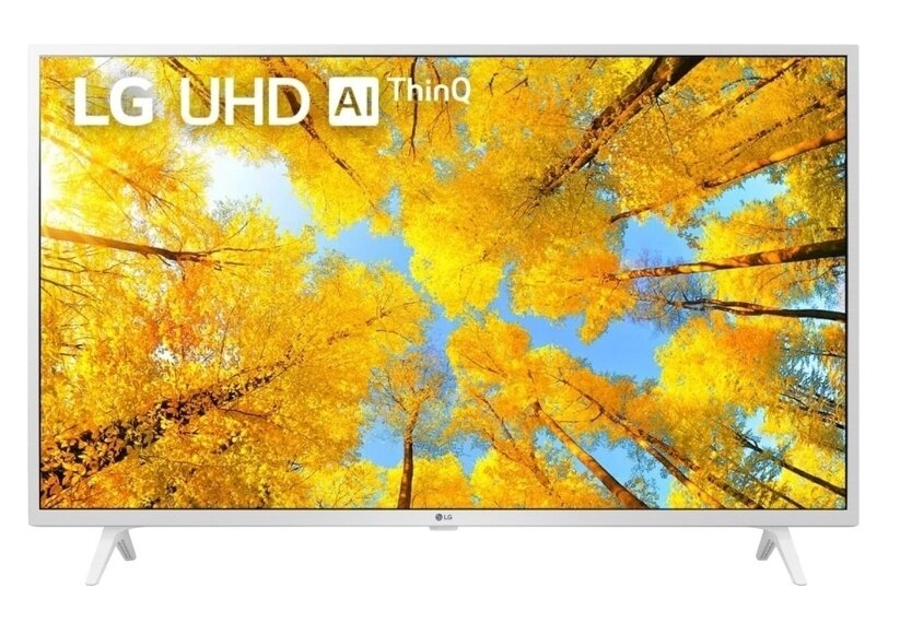 43" Телевизор LG 43UQ76906LE 2022 LED, HDR RU, белый шелк