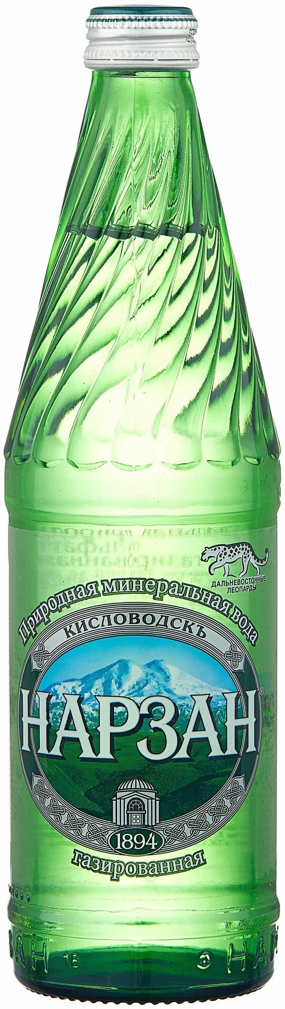 фото Минеральная лечебно-столовая вода Нарзан, газированная, стекло