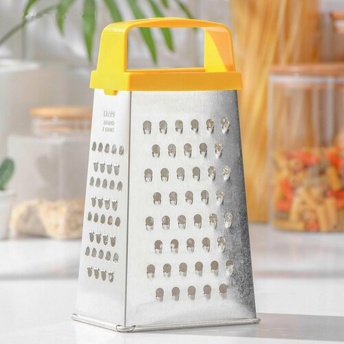 Тёрка 4 грани с пластмассовой ручкой 11x85x22 см 402₽