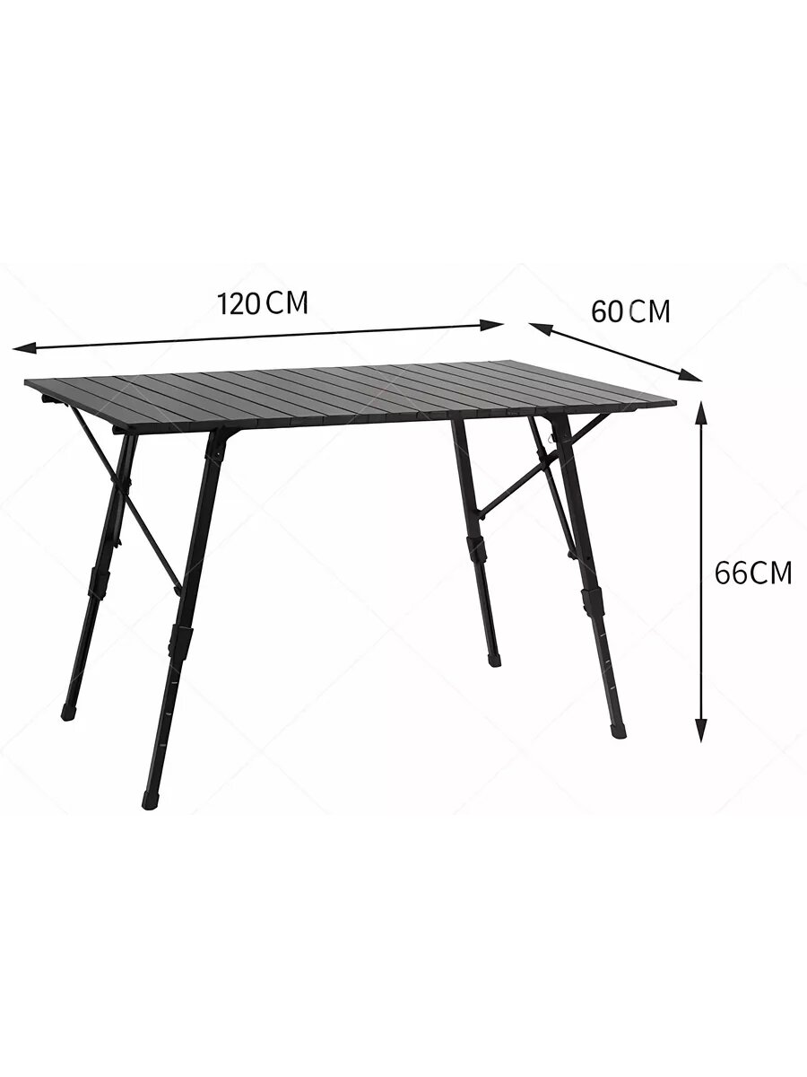 Стол кемпинговый - трансформер 120Х60Х66