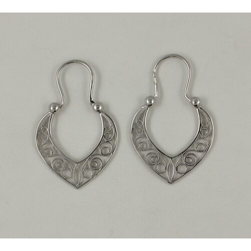 Серьги ZOLOTYE UZORY серебро 925 проба длина 3 см 2603₽