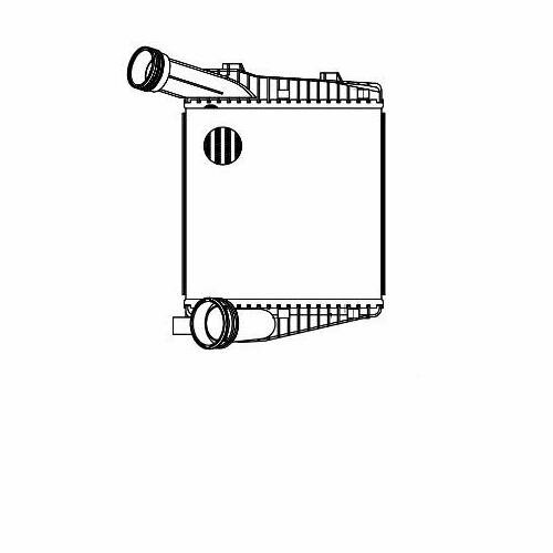 ОНВ (радиатор интеркулера) для автомобилей VW Touareg (02-)/Touareg (10-) 3.0D/4.2D/3.0T правый LUZAR - фото №10