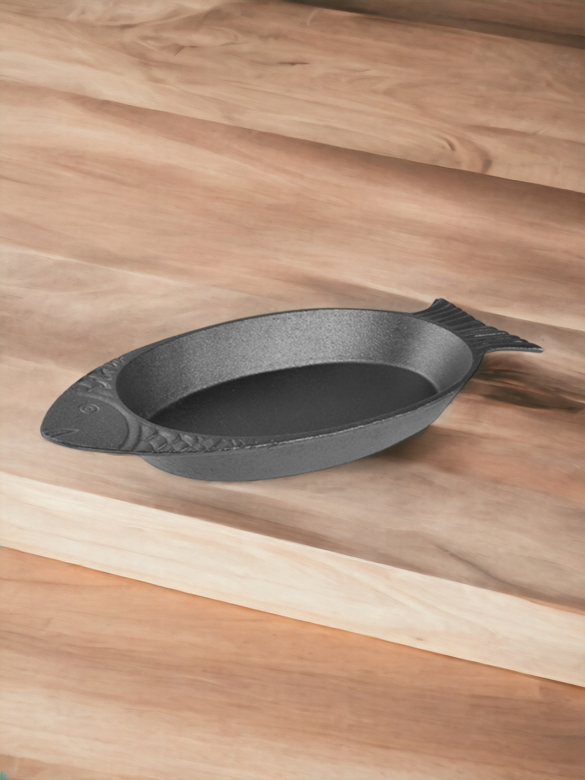 фото Сковорода Prohotel Рыба овальная на подставке 485х193х45мм, чугун