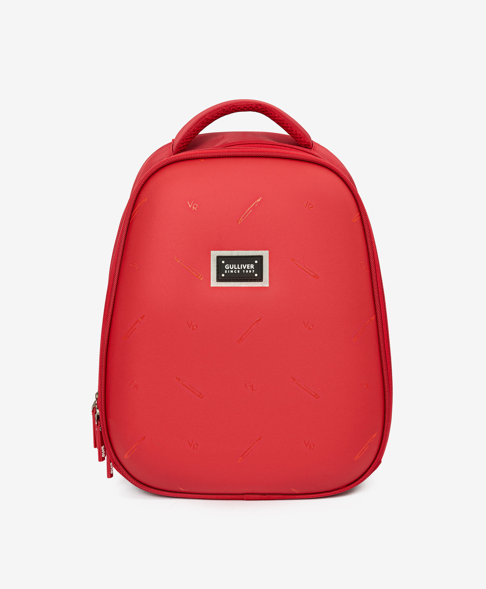 Рюкзак формованный с эргономичной спинкой красный для девочки Gulliver, р. one size, мод. 224GSGA2102