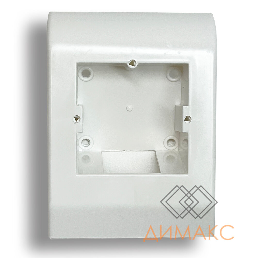 Монтажный бокс Росмат, для плинтусов Rico/Rico Leo/Technical/Royal/Rico Color, белый — фото 1