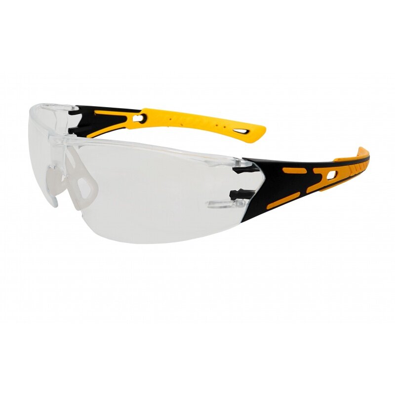 Защитные очки еланпласт "Компаньон", с комбинированными дужками, АБС, ТЭП (откр прозр линзы)