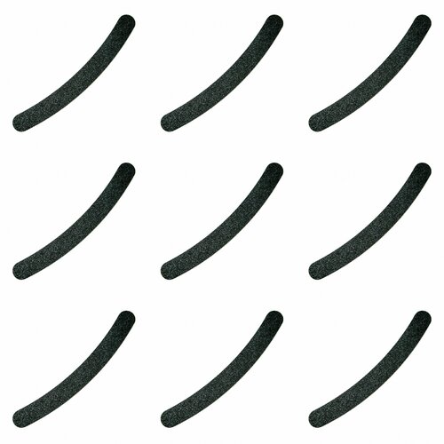 Белита Пилка для ногтей наждачная в пакете дуга цвет чёрный 1752 9уп 2030₽