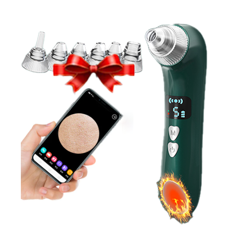 6 В 1 ультразвуковая чистка лица аппарат для ультразвуковой чистки лица c камерой скоростей 5 зарядка через usb зеленый 4499₽