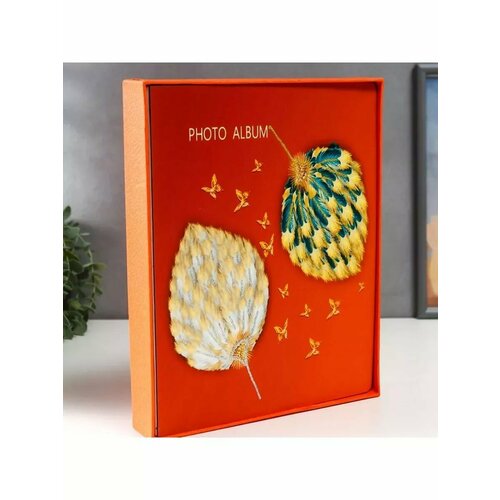 Фотоальбом 100 фото 13х18 Опахало перья 1189₽