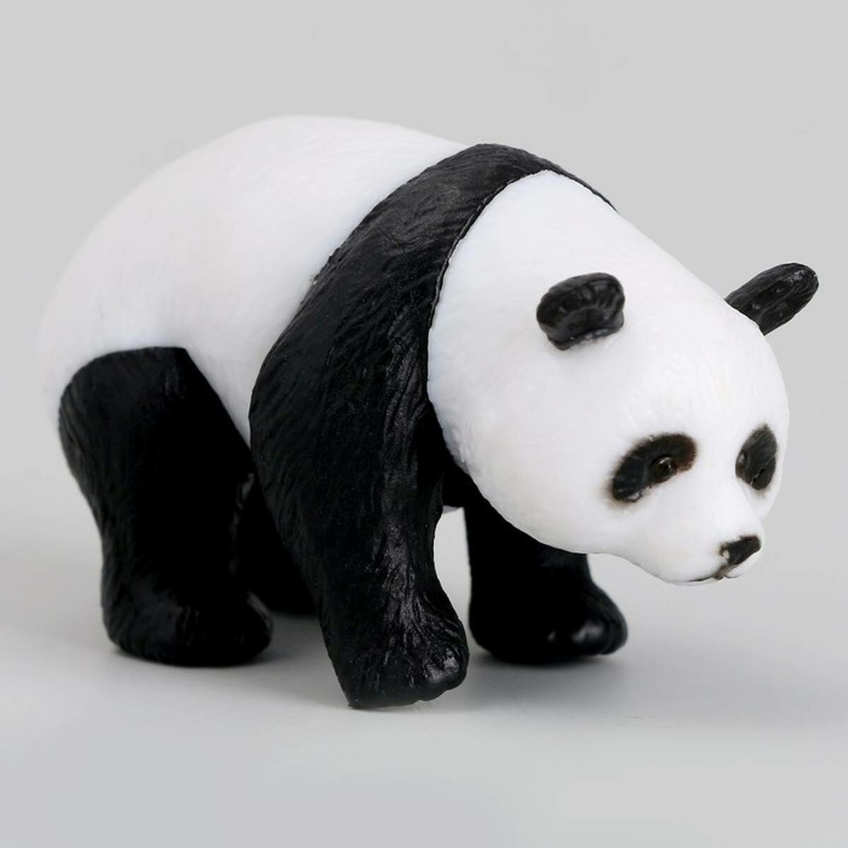 Миниатюра кукольная - Панда, пластик, 10 x 8 x 2 см, 1 шт
