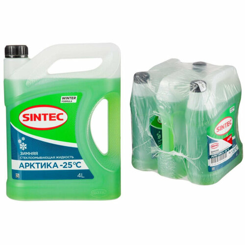 Жидкость незамерзающая Sintec Арктика -25 С 4л фирм кан 3 штукиупаковка 2755₽
