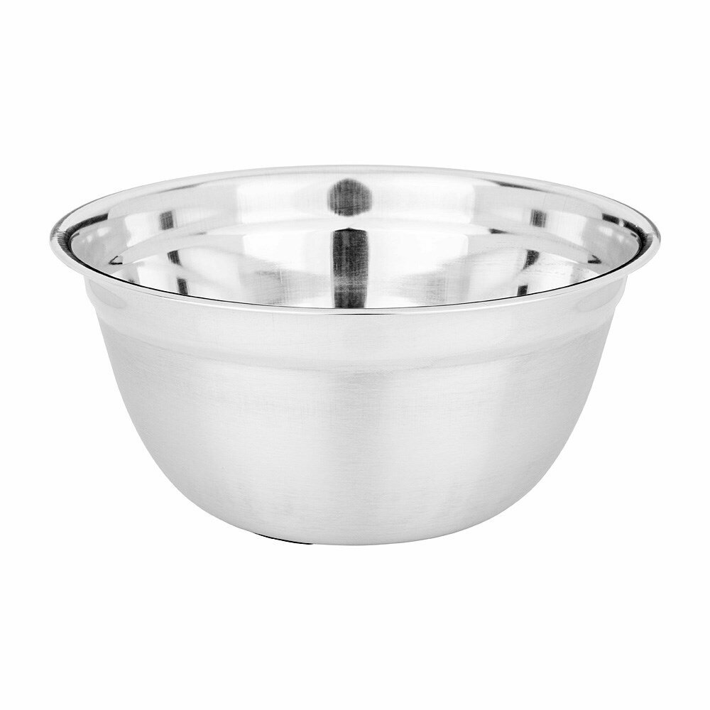 Миска agness глубокая нерж сталь противоскользящее дно 28 см 42 л