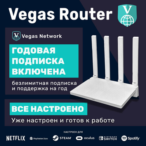 Роутер Vegas на базе Xiaomi AX3000T 14500₽