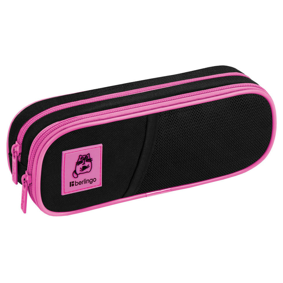 Пенал мягкий 2 отделения 220*80*50 Berlingo 