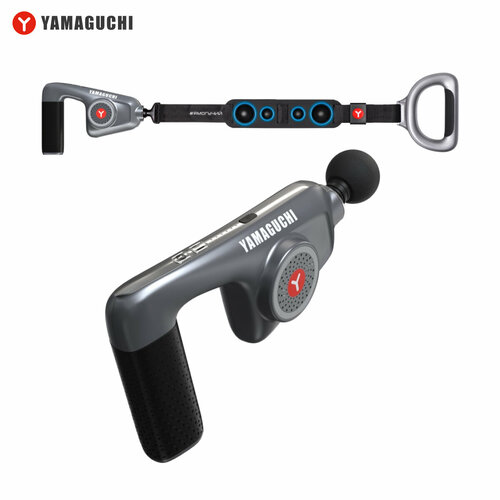 Перкуссионный массажер для тела Yamaguchi Massage Gun Belt с насадкой-ремнём 25000₽