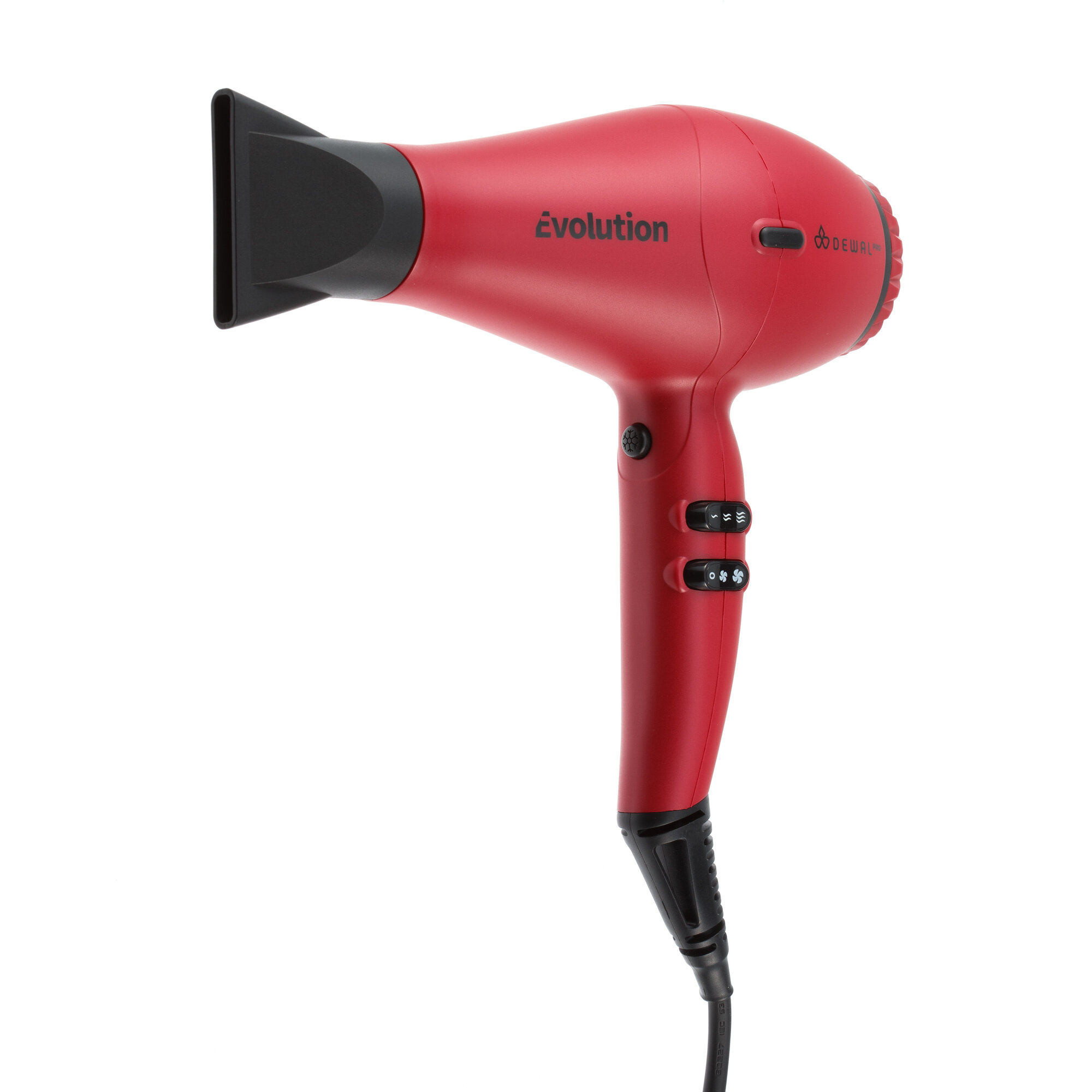 Фен Dewal Pro Elegance, 2300Вт, ионизация, 2 насадки, 03-9010 Red