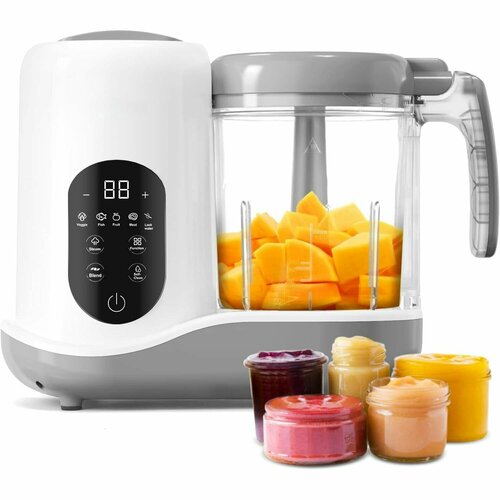 Блендер-пароварка "Baby Bear", сенсорное управление, бежевый