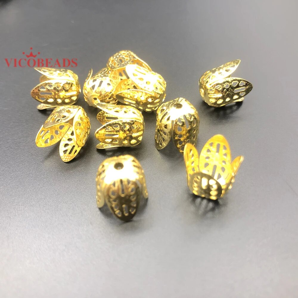 Фурнитура Verkadebeads конусные бусины Gold 60