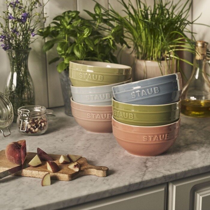 Набор мисок Staub Ceramics, 14 см, 6 шт, керамика, разноцветные