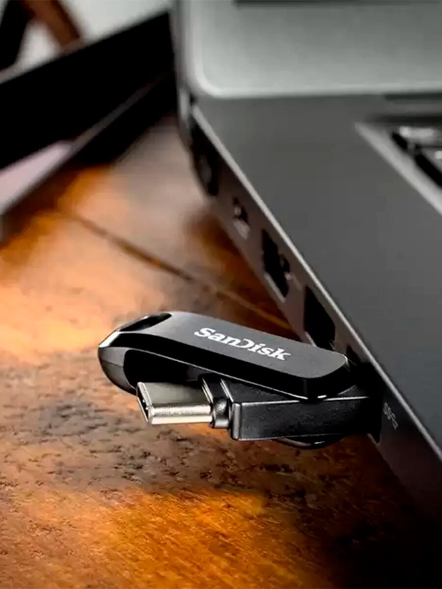 Флешка SanDisk Ultra Dual Drive Go 256GB USB 3.2/400Mbs — фото 1