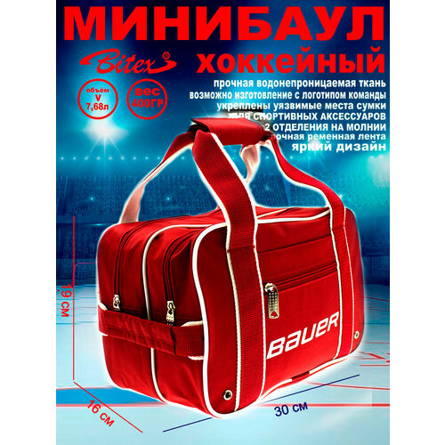 Несессер Bitex 16х19х30 см синий красный 3940₽