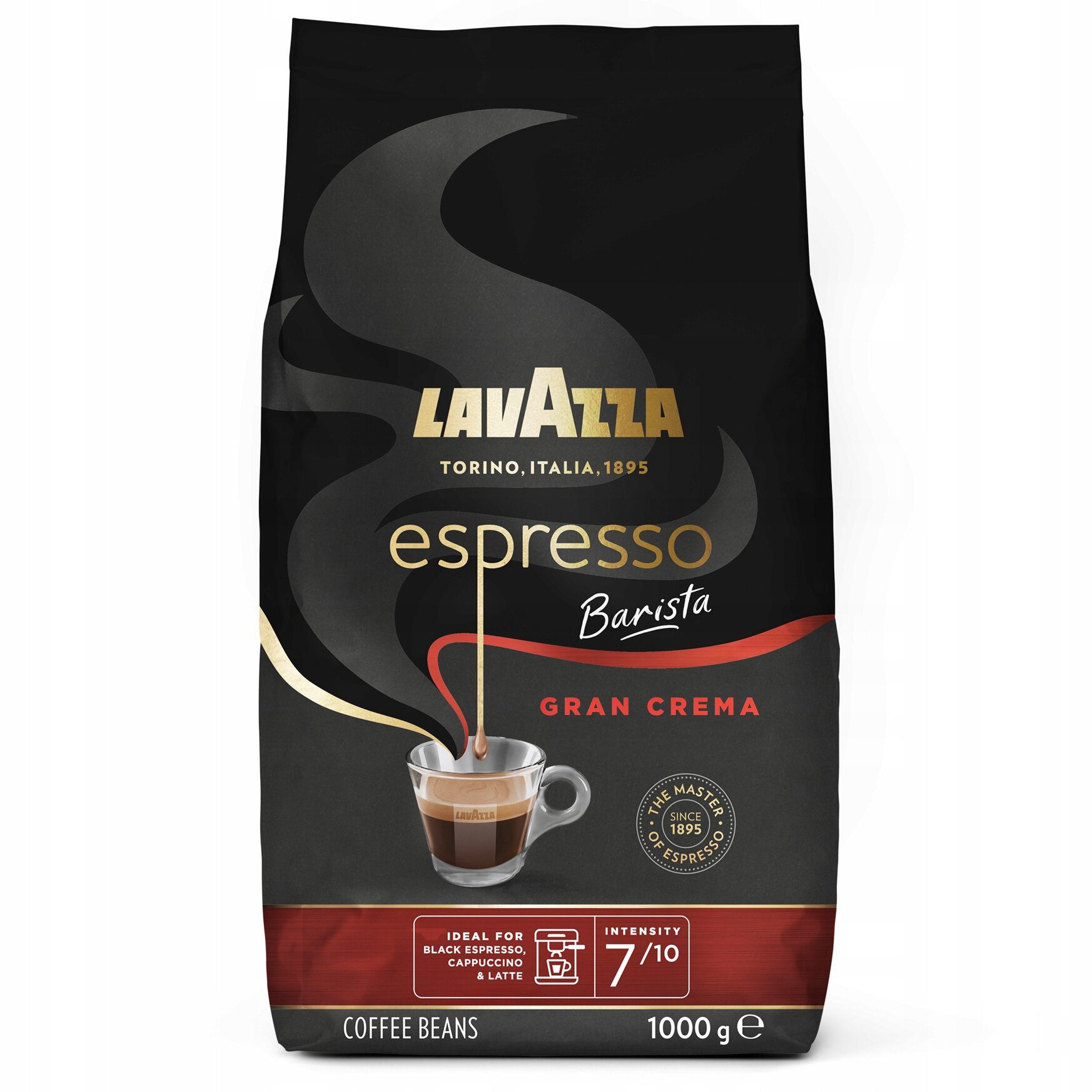 Кофе в зернах "Lavazza Espresso Barista Gran Crema" 7/10, средний помол, 1 кг