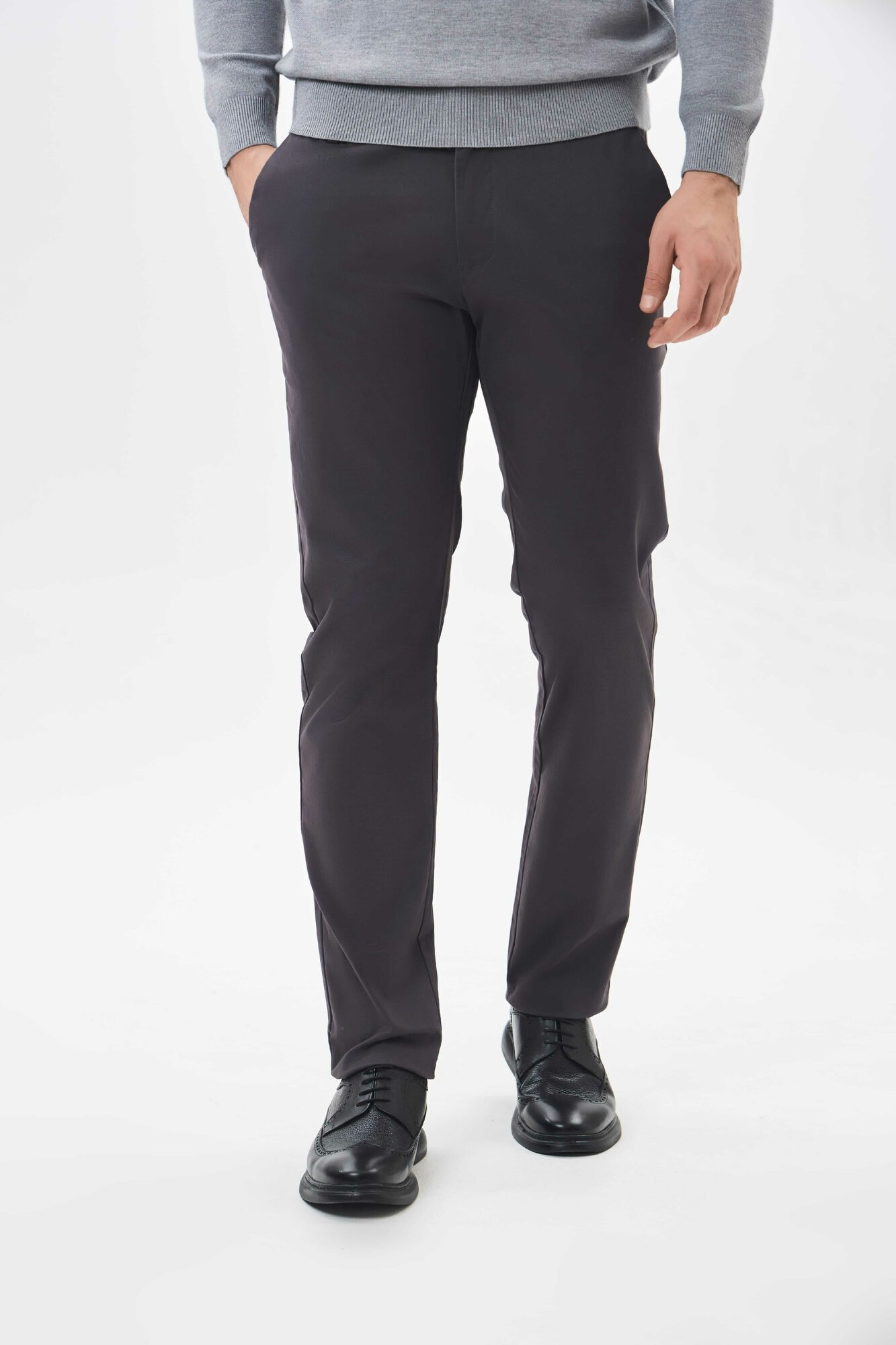 Брюки чинос TERRA PRO, размер 30, dark grey