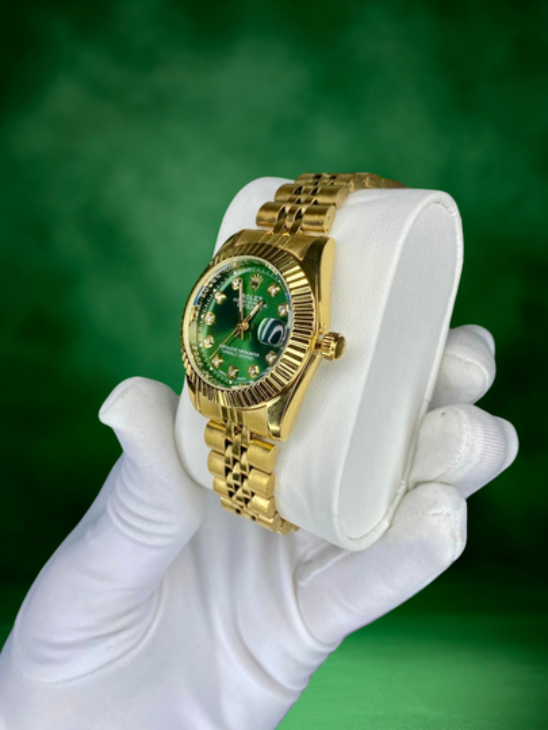 Наручные часы Классика, зеленый, — фото 1