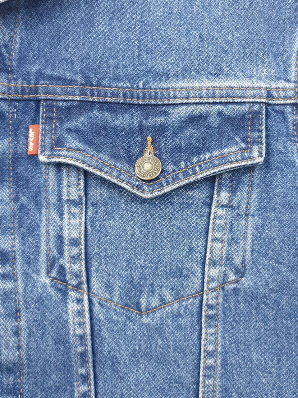 Куртка джинсовая Levi's Levis, размер XL, синий — фото 1