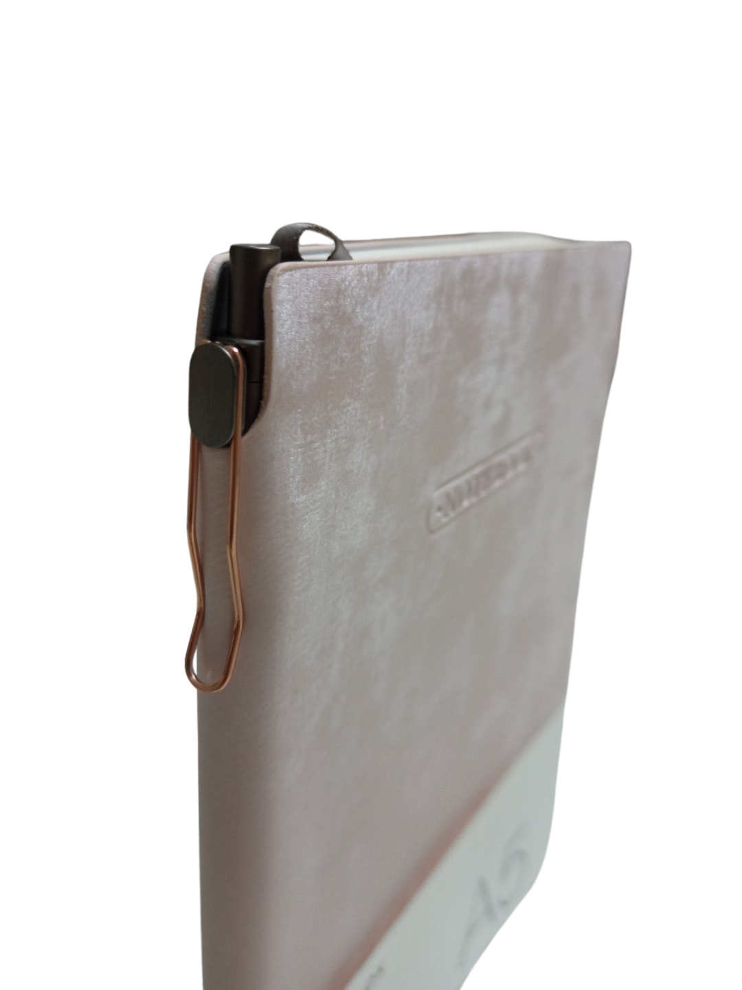 Розовый Блокнот Notebook А5, мягкая тканевая обложка, 100 страниц. Let us be parts of your everyday life — фото 1