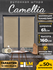 Рулонная штора LM DECOR "Камелия" 03 серо-коричневый 61х160 см по...