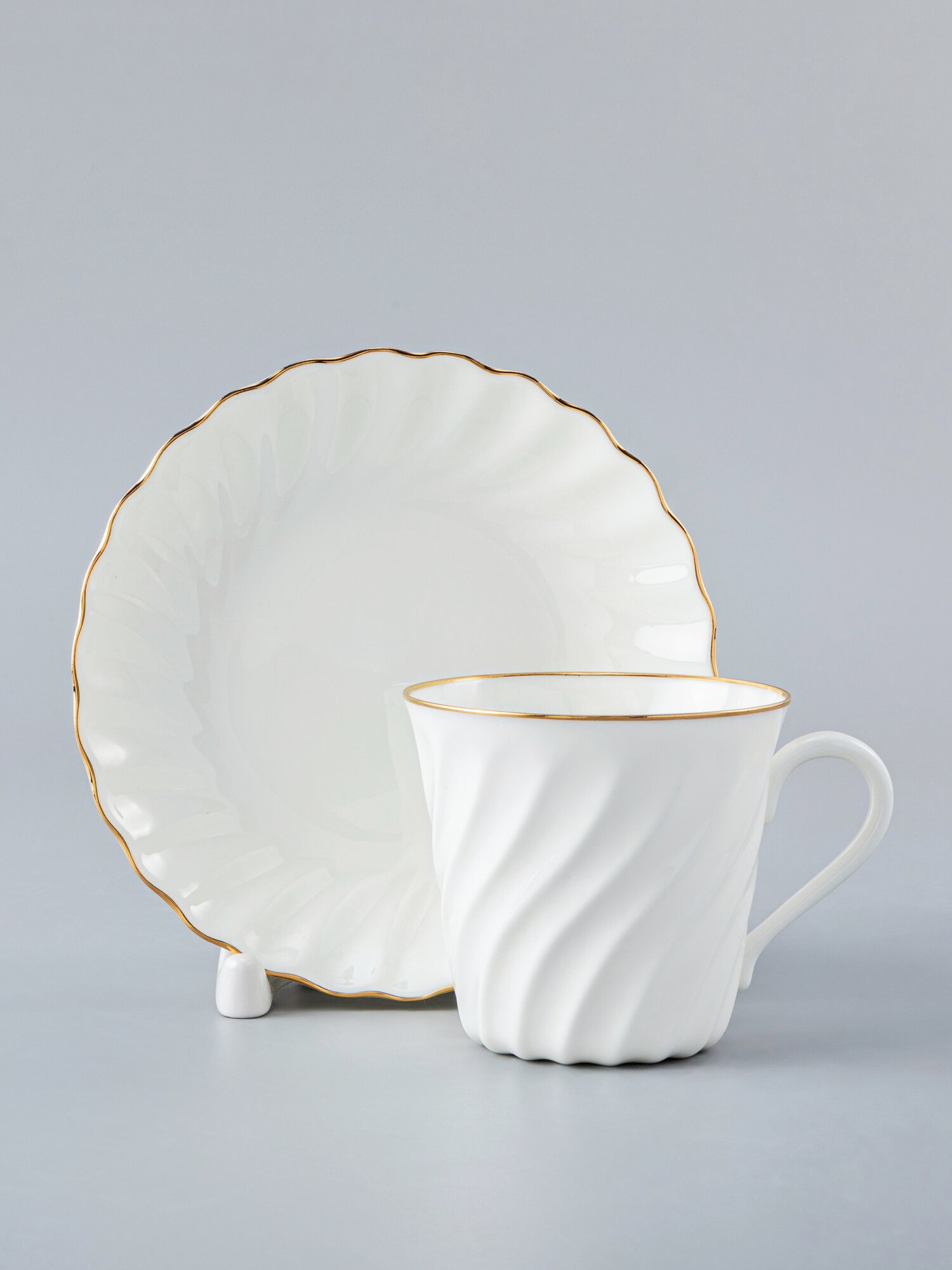 Чайная пара Императорский фарфоровый завод Золотой